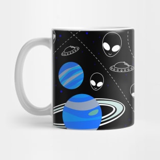 alien space travel and living routes ecopop Mug